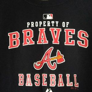 Atlanta Braves Baseball T Shirt by Majestic XL